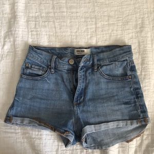 denim shorts